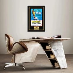 RARE-T Monty Python And The Holy Grail Mini Poster Limited Signature Edition Studio Licensed Custom Frame Limited Edition Frames