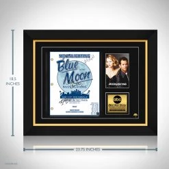RARE-T Moonlighting Script Limited Signature Edition Studio Licensed Custom Frame Limited Edition Frames