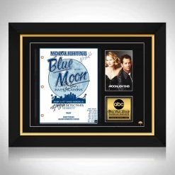 RARE-T Moonlighting Script Limited Signature Edition Studio Licensed Custom Frame Limited Edition Frames