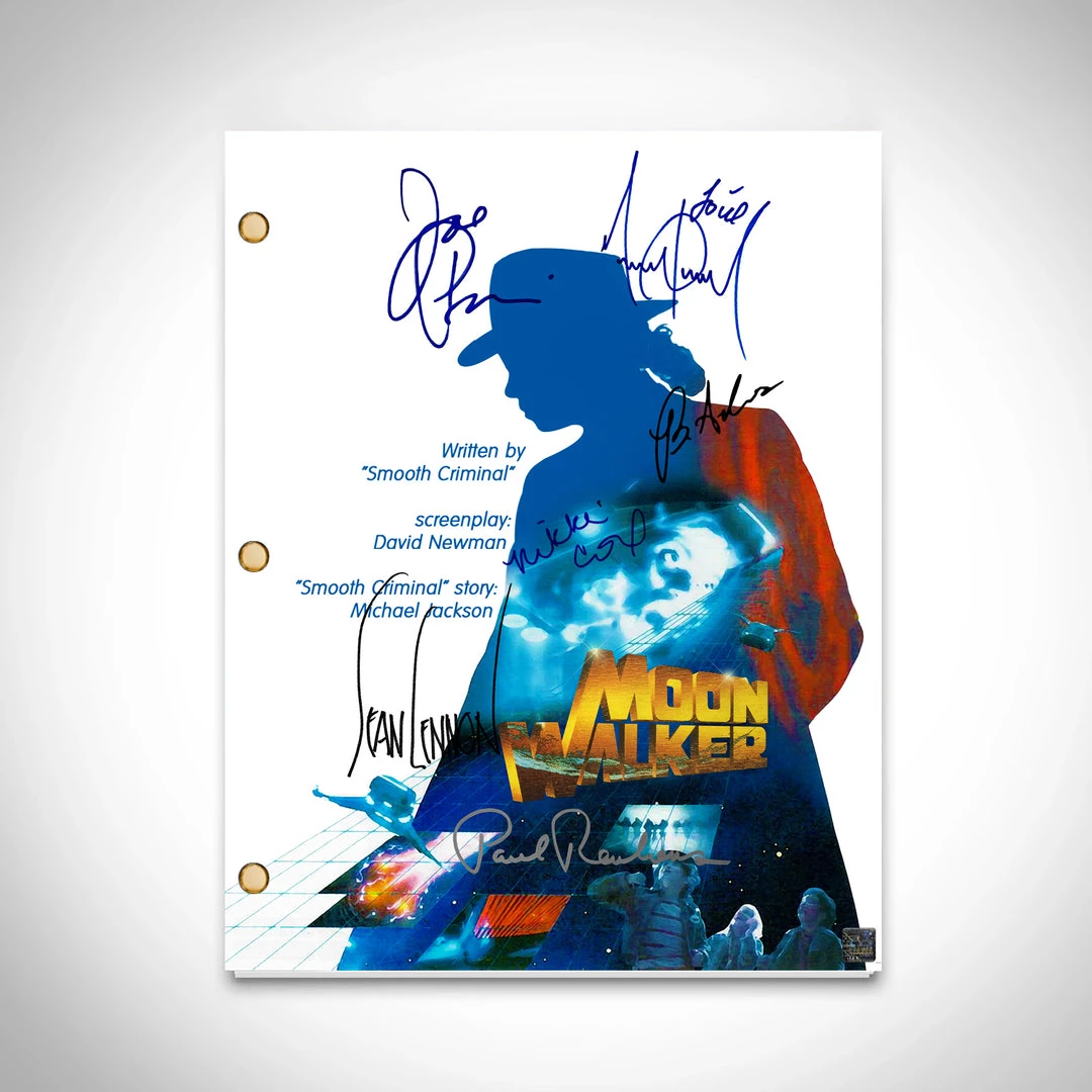 RARE-T Michael Jackson Moonwalker Script Limited Signature Edition Studio Licensed Custom Frame 2 RARE-T Michael Jackson Moonwalker Script Limited Signature Edition Studio Licensed Custom Frame