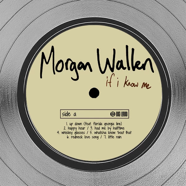 RARE-T Morgan Wallen - If I Know Me Platinum LP Limited Signature Edition Studio Licensed Custom Frame Limited Edition Frames 5 RARE-T Morgan Wallen - If I Know Me Platinum LP Limited Signature Edition Studio Licensed Custom Frame Limited Edition Frames