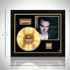 RARE-T Limited Edition Frames Morrissey Vauxhall And I Gold LP Limited Signature Edition Studio Licensed Custom Frame