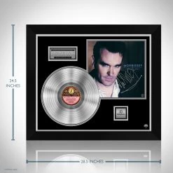 RARE-T Morrissey - Vauxhall And I Platinum LP Limited Signature Edition Studio Licensed Custom Frame 12 RARE-T Morrissey - Vauxhall And I Platinum LP Limited Signature Edition Studio Licensed Custom Frame