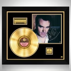 RARE-T Limited Edition Frames Morrissey Vauxhall And I Gold LP Limited Signature Edition Studio Licensed Custom Frame