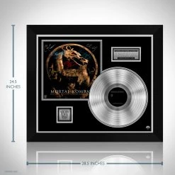 RARE-T Mortal Kombat - Original Motion Picture Soundtrack Platinum LP Limited Signature Edition Studio Licensed Custom Frame Limited Edition Frames 13 RARE-T Mortal Kombat - Original Motion Picture Soundtrack Platinum LP Limited Signature Edition Studio Licensed Custom Frame Limited Edition Frames