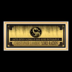 RARE-T Mortal Kombat - Raiden Photo Limited Signature Edition Studio Licensed Custom Frame 11 RARE-T Mortal Kombat - Raiden Photo Limited Signature Edition Studio Licensed Custom Frame