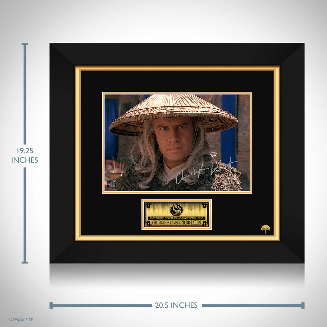 RARE-T Mortal Kombat - Raiden Photo Limited Signature Edition Studio Licensed Custom Frame 3 RARE-T Mortal Kombat - Raiden Photo Limited Signature Edition Studio Licensed Custom Frame