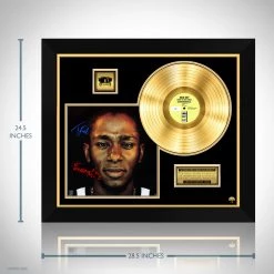 RARE-T Mos Def On Both Sides Gold LP Limited Signature Edition Studio Licensed Custom Frame Limited Edition Frames