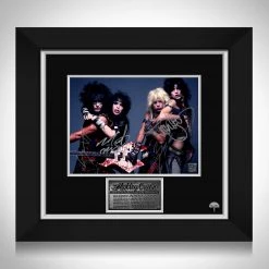 RARE-T Limited Edition Frames Motley Crue Band Photo Limited Signature Edition Studio Licensed Custom Frame
