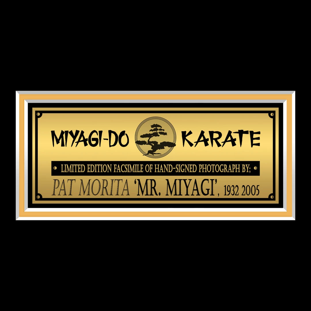 RARE-T Karate Kid Mr Miyagi Photo Limited Signature Edition Studio Licensed Custom Frame 5 RARE-T Karate Kid Mr Miyagi Photo Limited Signature Edition Studio Licensed Custom Frame