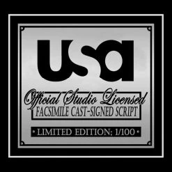 RARE-T Mr. Robot Script Limited Signature Edition Studio Licensed Custom Frame 19 RARE-T Mr. Robot Script Limited Signature Edition Studio Licensed Custom Frame