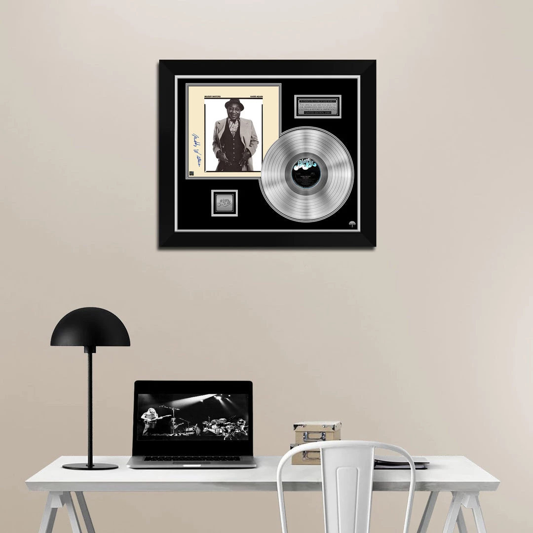 RARE-T Muddy Waters - Hard Again Platinum LP Limited Signature Edition Studio Licensed Custom Frame 2 RARE-T Muddy Waters - Hard Again Platinum LP Limited Signature Edition Studio Licensed Custom Frame