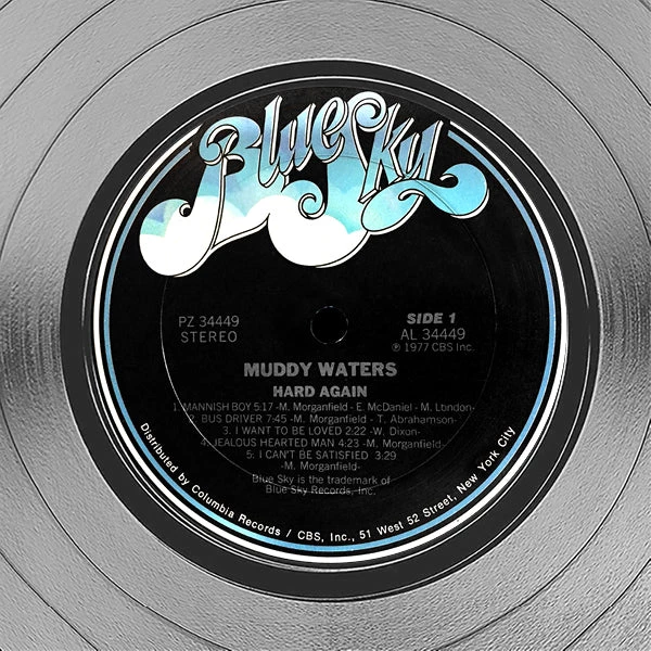 RARE-T Muddy Waters - Hard Again Platinum LP Limited Signature Edition Studio Licensed Custom Frame 5 RARE-T Muddy Waters - Hard Again Platinum LP Limited Signature Edition Studio Licensed Custom Frame
