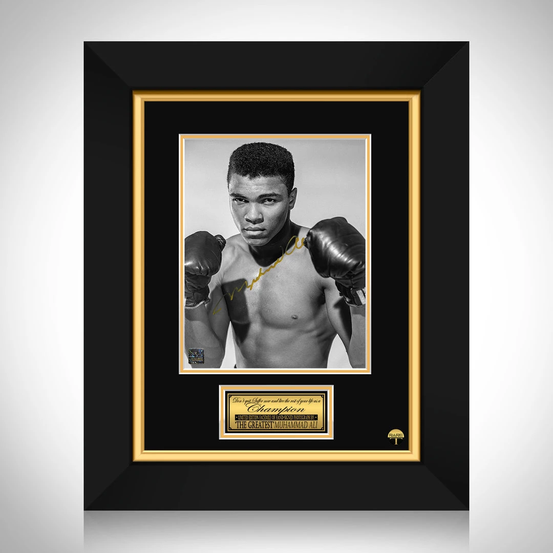 RARE-T Muhammad Ali Gloves Photo Limited Signature Edition Licensed Custom Frame Sports Memorabilia 1 RARE-T Muhammad Ali Gloves Photo Limited Signature Edition Licensed Custom Frame Sports Memorabilia