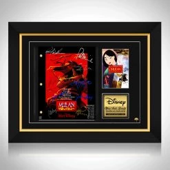 RARE-T Limited Edition Frames Mulan Script Limited Signature Edition Studio Licensed Custom Frame
