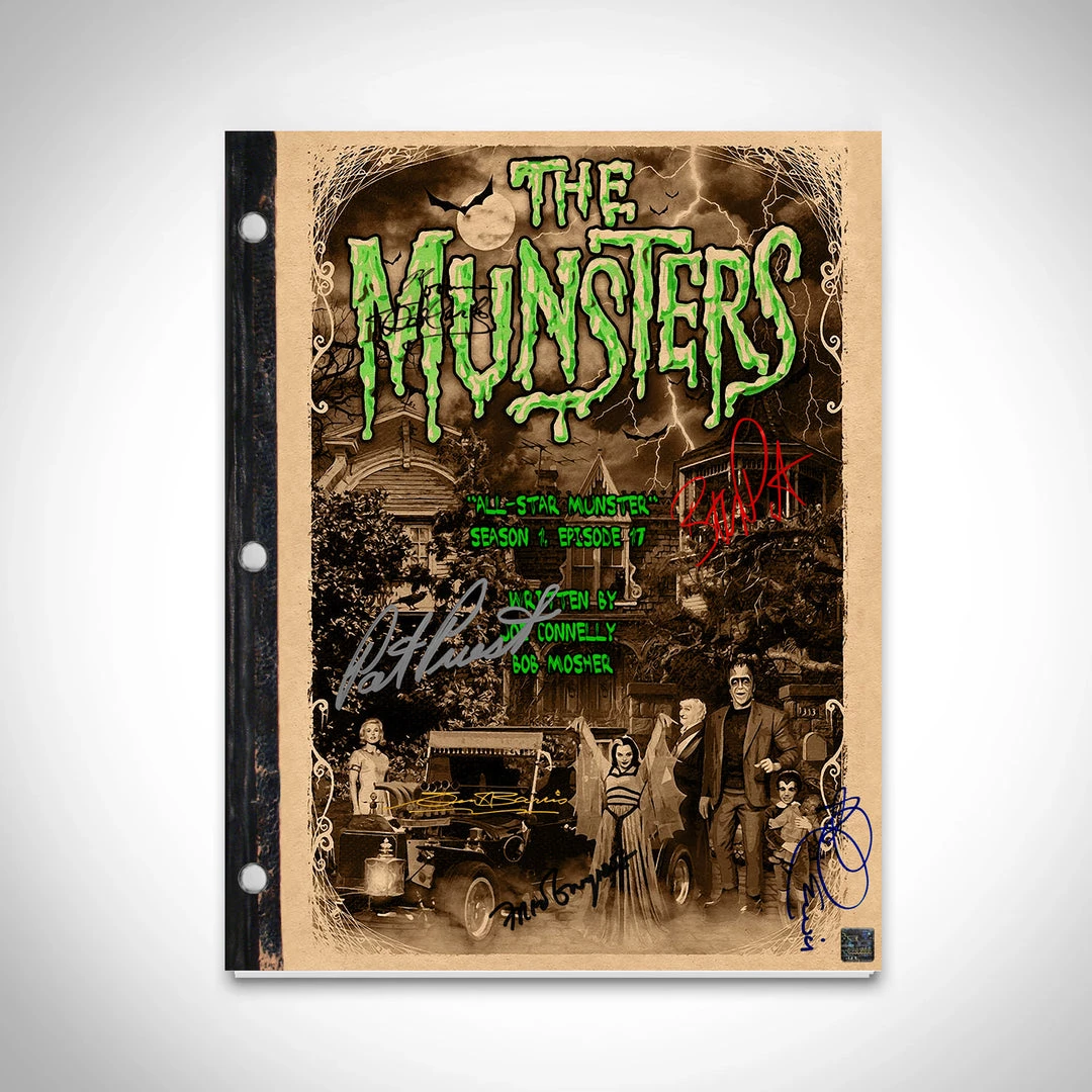 RARE-T The Munsters 1964 Transcript Limited Signature Edition Studio Licensed Custom Frame 4 RARE-T The Munsters 1964 Transcript Limited Signature Edition Studio Licensed Custom Frame