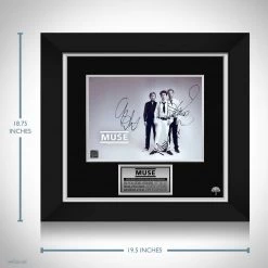 RARE-T Muse Limited Signature Edition Studio Licensed Photo Custom Frame
