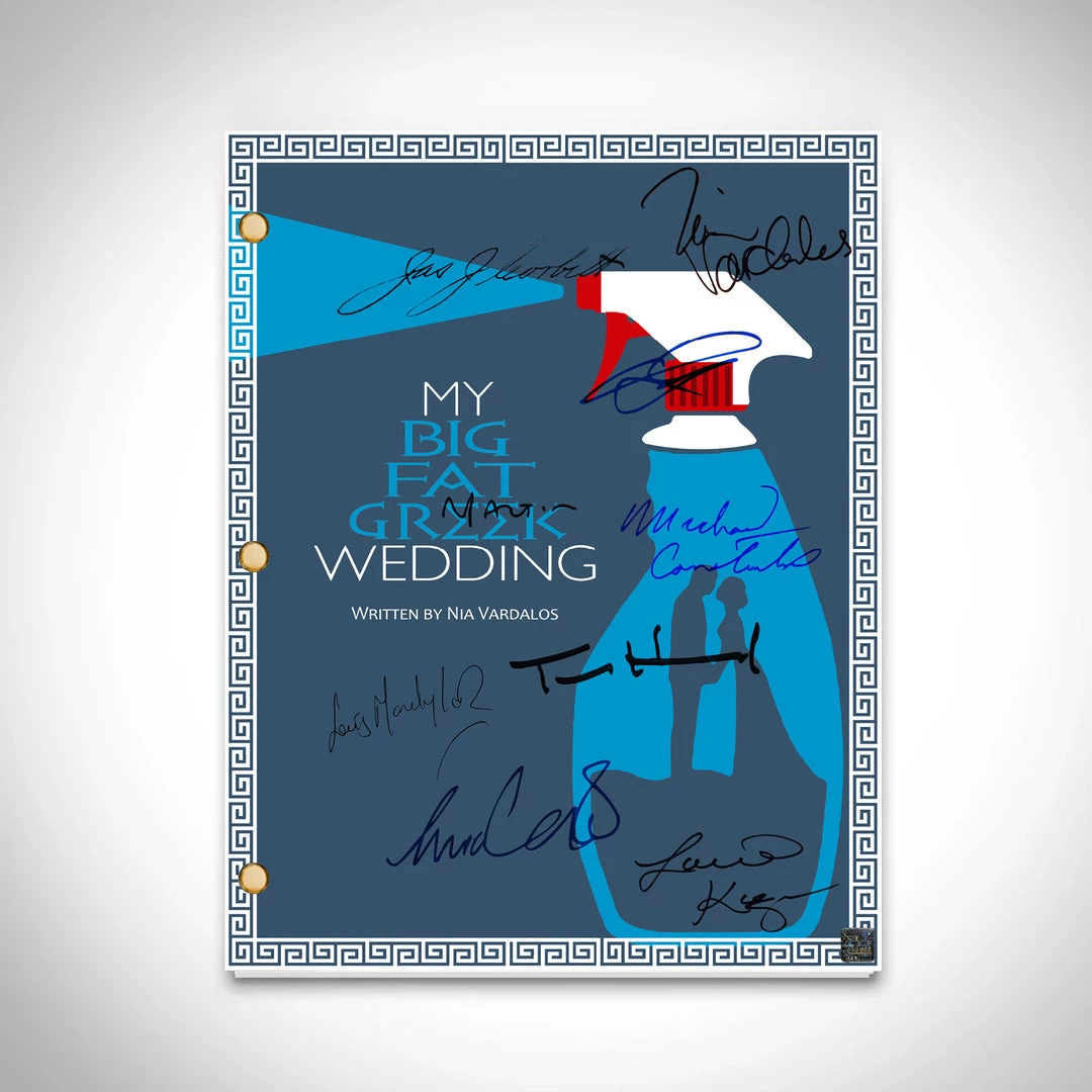 RARE-T My Big Fat Greek Wedding Transcript Limited Signature Edition Studio Licensed Custom Frame 4 RARE-T My Big Fat Greek Wedding Transcript Limited Signature Edition Studio Licensed Custom Frame
