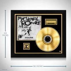 RARE-T My Chemical Romance The Black Parade Gold LP Limited Signature Edition Studio Licensed Custom Frame