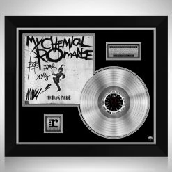 RARE-T My Chemical Romance The Black Parade Platinum LP Limited Signature Edition Studio Licensed Custom Frame