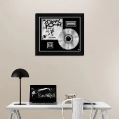 RARE-T My Chemical Romance The Black Parade Platinum LP Limited Signature Edition Studio Licensed Custom Frame