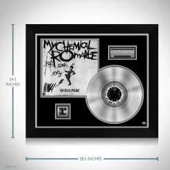 RARE-T My Chemical Romance The Black Parade Platinum LP Limited Signature Edition Studio Licensed Custom Frame