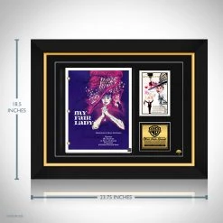 RARE-T Limited Edition Frames My Fair Lady Script Limited Signature Edition Studio Licensed Custom Frame