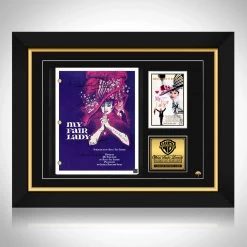 RARE-T Limited Edition Frames My Fair Lady Script Limited Signature Edition Studio Licensed Custom Frame