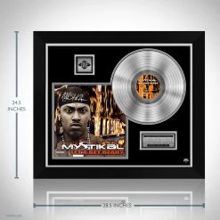 RARE-T Limited Edition Frames Mystikal - Let's Get Ready Platinum LP Limited Signature Edition Studio Licensed Custom Frame