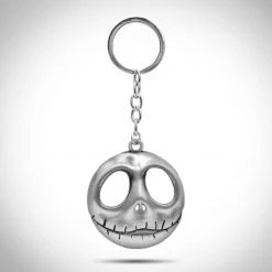 AZALEA The Nightmare Before Christmas - Jack Skellington Face Keyring Diecast Metal Keychain Ready To Ship! 48 Hour Shipping!