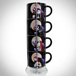 Oracle The Nightmare Before Christmas - "Jack And Sally" 4 Mug Set