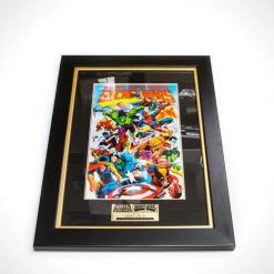 VAULT COLLECTIBLES Signed Memorabilia Rare-T Exclusive 'Marvel Secret Wars Signed Zeck Art Print' Custom Frame