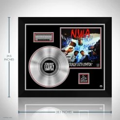 RARE-T N.W.A - Straight Outta Compton Platinum LP Limited Signature Edition Studio Licensed Custom Frame Limited Edition Frames