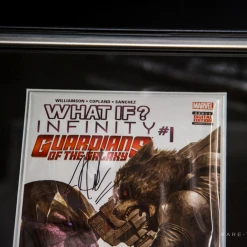 Guardians Of The Galaxy - What If? Infinity #1 Signed By Joshua Williamson Rare-T Exclusive Custom Frame Signed Comic Memorabilia