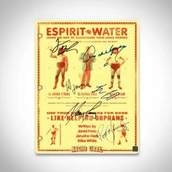 RARE-T Nacho Libre Script Limited Signature Edition Studio Licensed Custom Frame