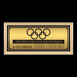 RARE-T Nadia Comaneci Photo Limited Signature Edition Studio Licensed Custom Frame