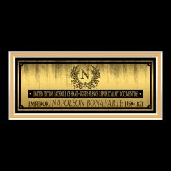 RARE-T Napol?on Bonaparte - French Republic Army Document Limited Signature Edition Studio Licensed Emancipation Proclamation Custom Frame Limited Edition Frames