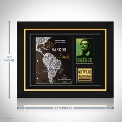 RARE-T Narcos Script Limited Signature Edition Studio Licensed Custom Frame Limited Edition Frames