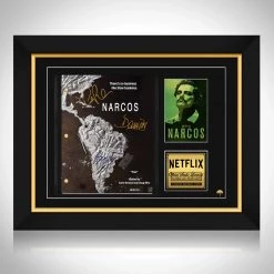RARE-T Narcos Script Limited Signature Edition Studio Licensed Custom Frame Limited Edition Frames
