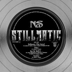 RARE-T Nas - Stillmatic Platinum LP Limited Signature Edition Studio Licensed Custom Frame 14 RARE-T Nas - Stillmatic Platinum LP Limited Signature Edition Studio Licensed Custom Frame