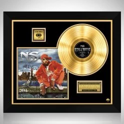 RARE-T Nas - Stillmatic Gold LP Limited Signature Edition Studio Licensed Custom Frame Limited Edition Frames