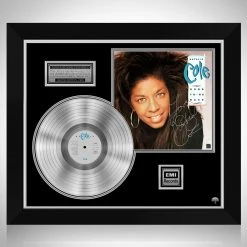 RARE-T Natalie Cole - Good To Be Back Platinum LP Limited Signature Edition Studio Licensed Custom Frame Limited Edition Frames