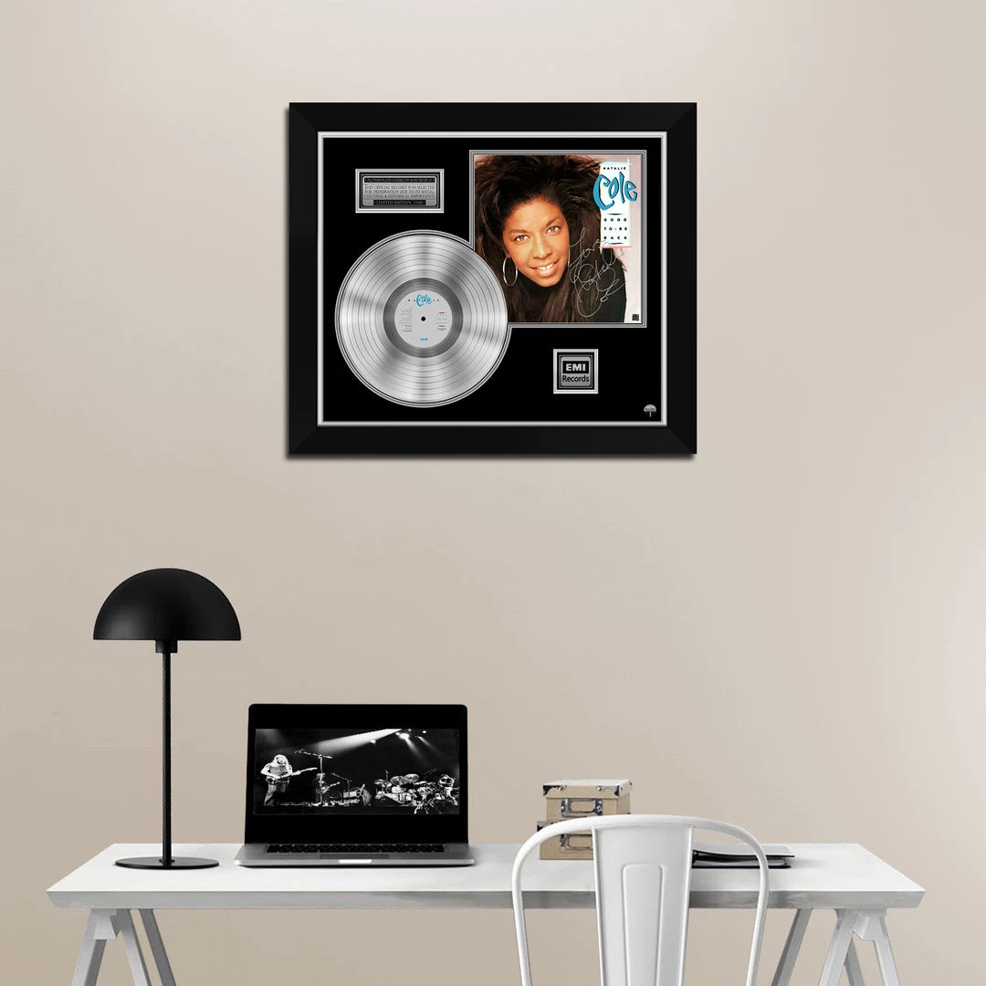RARE-T Natalie Cole - Good To Be Back Platinum LP Limited Signature Edition Studio Licensed Custom Frame Limited Edition Frames 2 RARE-T Natalie Cole - Good To Be Back Platinum LP Limited Signature Edition Studio Licensed Custom Frame Limited Edition Frames