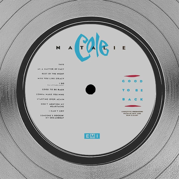 RARE-T Natalie Cole - Good To Be Back Platinum LP Limited Signature Edition Studio Licensed Custom Frame Limited Edition Frames 5 RARE-T Natalie Cole - Good To Be Back Platinum LP Limited Signature Edition Studio Licensed Custom Frame Limited Edition Frames
