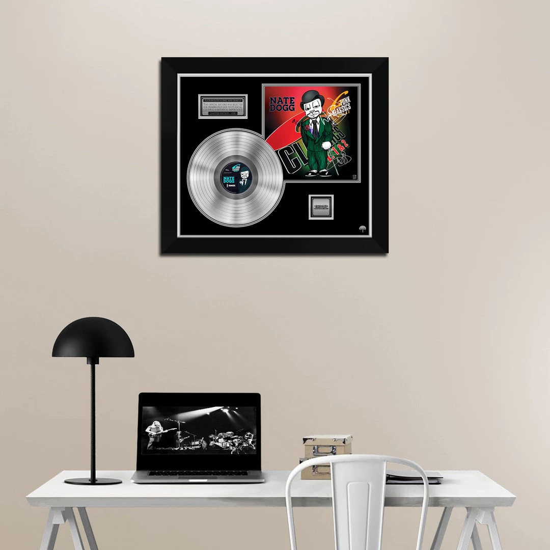 RARE-T Nate Dogg - G-Funk Classics Vol.1 & 2 Platinum LP Limited Signature Edition Studio Licensed Custom Frame 2 RARE-T Nate Dogg - G-Funk Classics Vol.1 & 2 Platinum LP Limited Signature Edition Studio Licensed Custom Frame