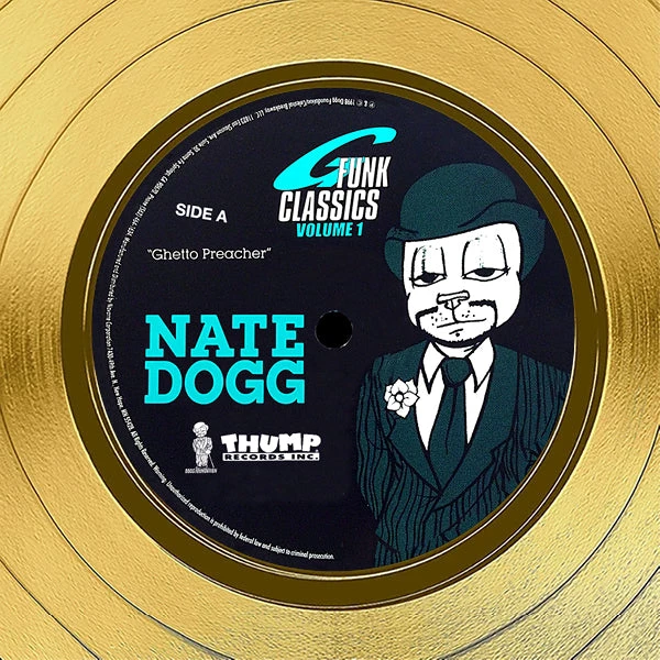 RARE-T Limited Edition Frames Nate Dogg - G-Funk Classics Vol.1 & 2 Gold LP Limited Signature Edition Studio Licensed Custom Frame 8 RARE-T Limited Edition Frames Nate Dogg - G-Funk Classics Vol.1 & 2 Gold LP Limited Signature Edition Studio Licensed Custom Frame