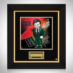 RARE-T Nate Dogg - G-Funk Classics Vol.1 & 2 LP Cover Limited Signature Edition Studio Licensed Custom Frame