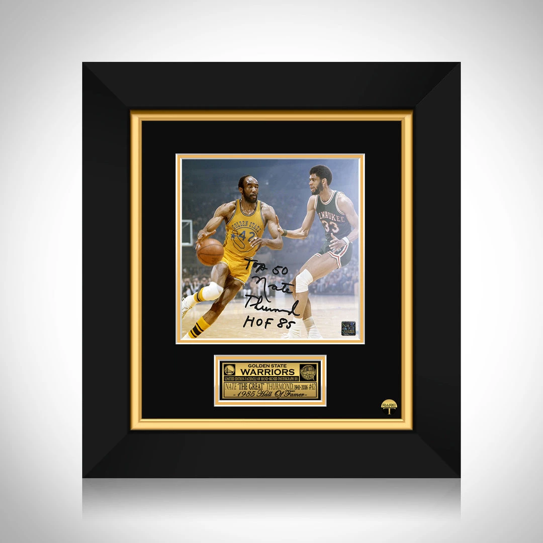 RARE-T Nate Thurmond Golden State Warriors Memorial Photo Limited Signature Edition Licensed Custom Frame Sports Memorabilia 1 RARE-T Nate Thurmond Golden State Warriors Memorial Photo Limited Signature Edition Licensed Custom Frame Sports Memorabilia