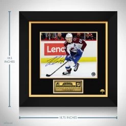 RARE-T Colorado Avalanche - Nathan Mackninnon Photo Limited Signature Edition Studio Licensed Custom Frame