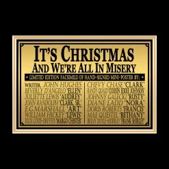 RARE-T Limited Edition Frames National Lampoon's Christmas Vacation Mini Poster Limited Signature Edition Studio Licensed Custom Frame